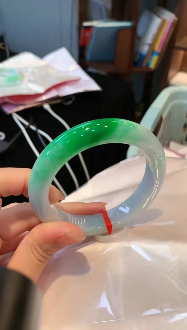 未镶嵌手镯翡翠圈口57.8