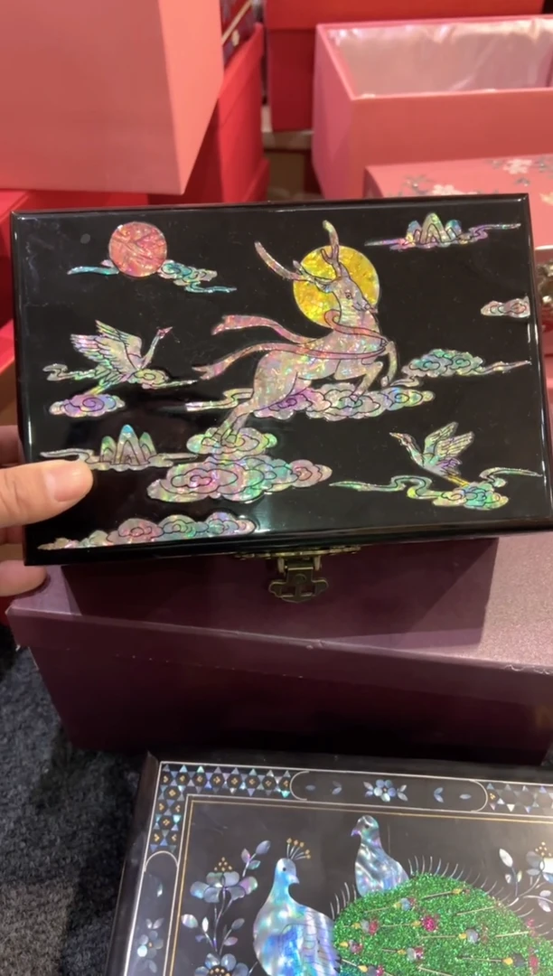 【闪购商品】老货微瑕 弘贝雅螺钿漆器文化馆