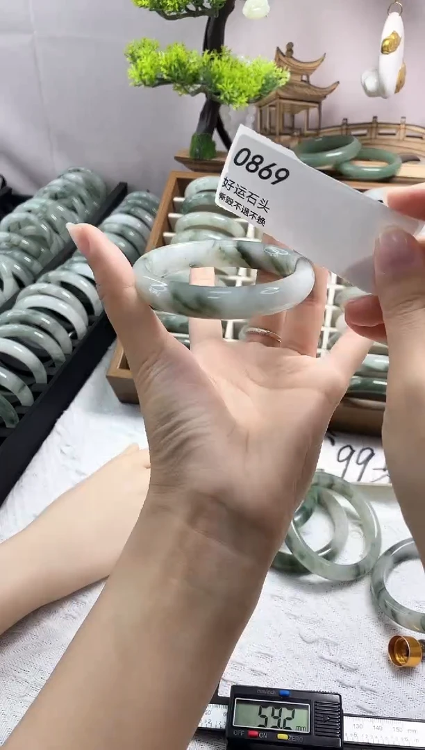 未镶嵌手镯石英质玉0869