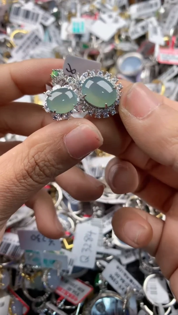 银S925镶嵌戒指翡翠11-11-11        3