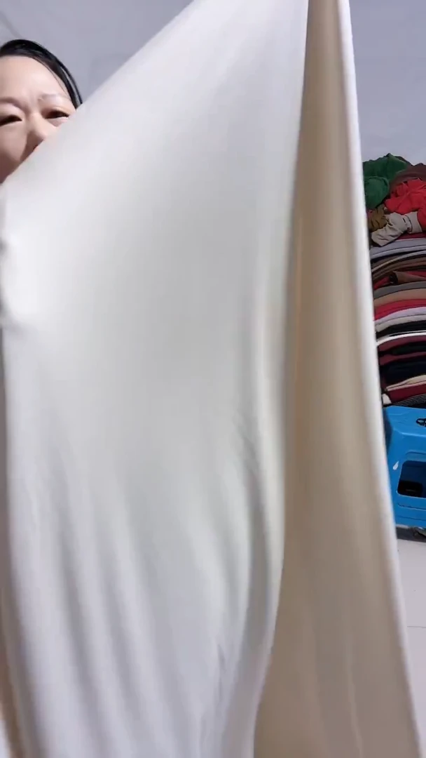 无纺布米白色醋酸针织棉罗马3米21