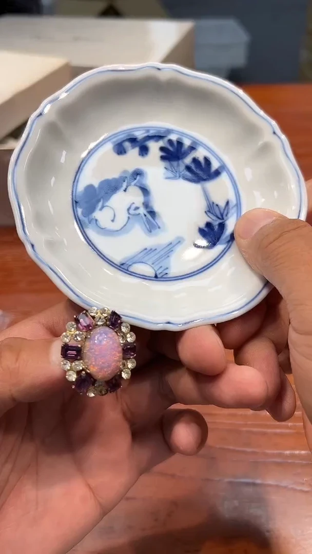 瓷片192小阿朵进口瓷器