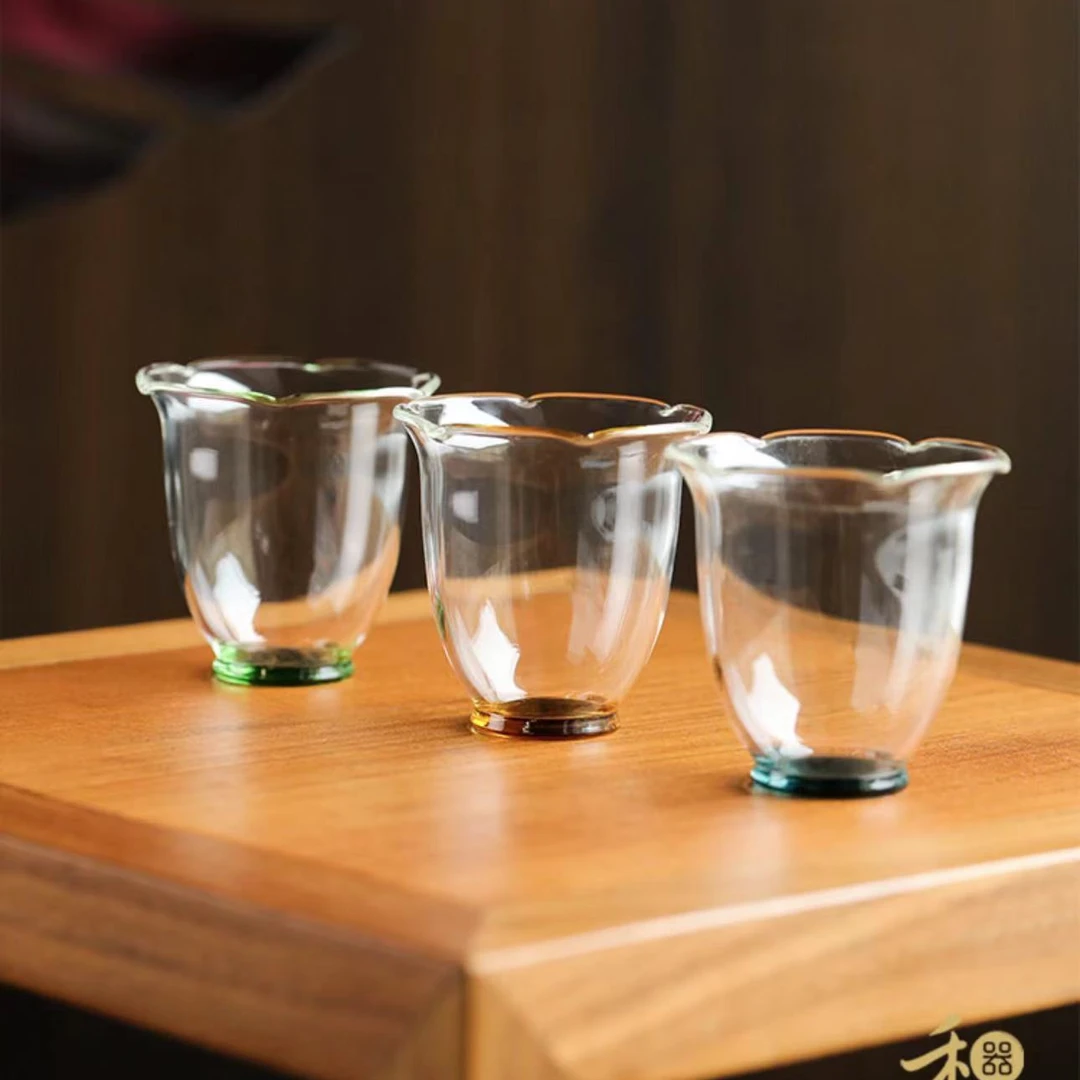 禾器 卿妍杯 品茗杯 高硼硅 单杯玻璃茶杯