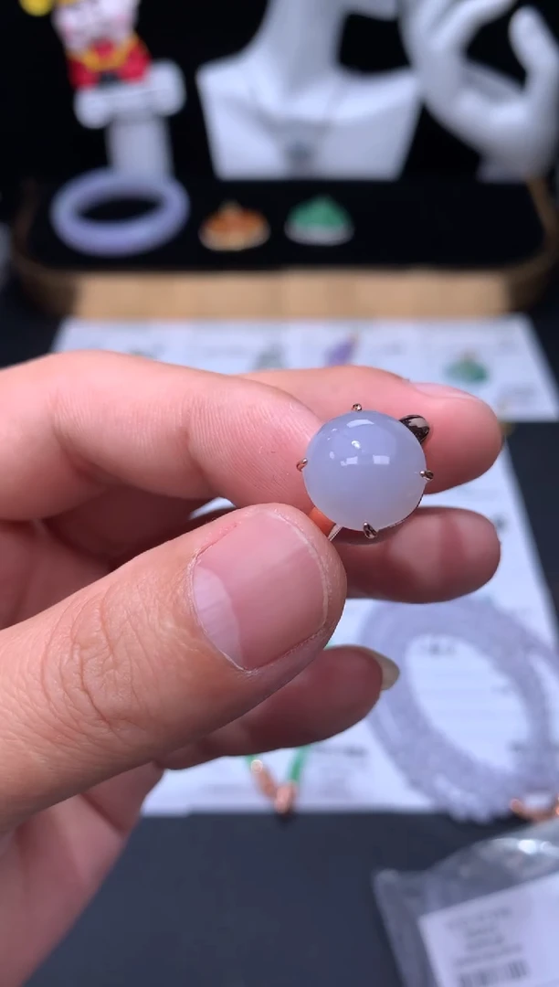 银S925镶嵌定制翡翠48小时鉴赏期 退货不扣服务费