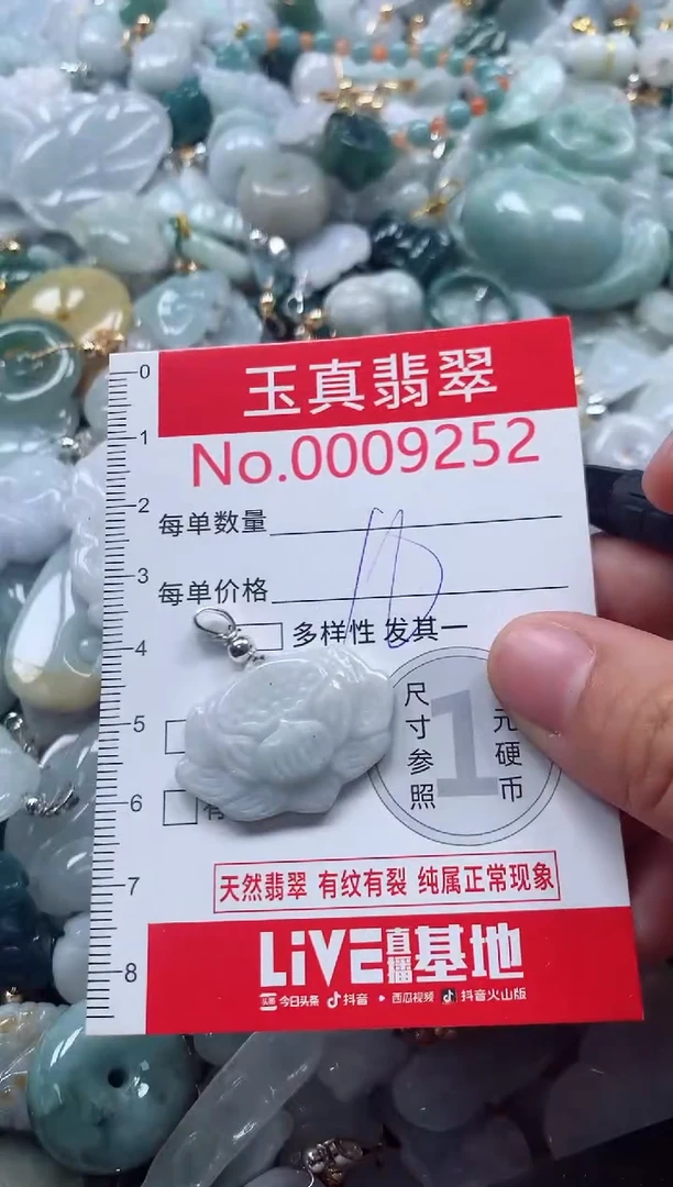 吊坠(不含链)未镶嵌翡翠9252