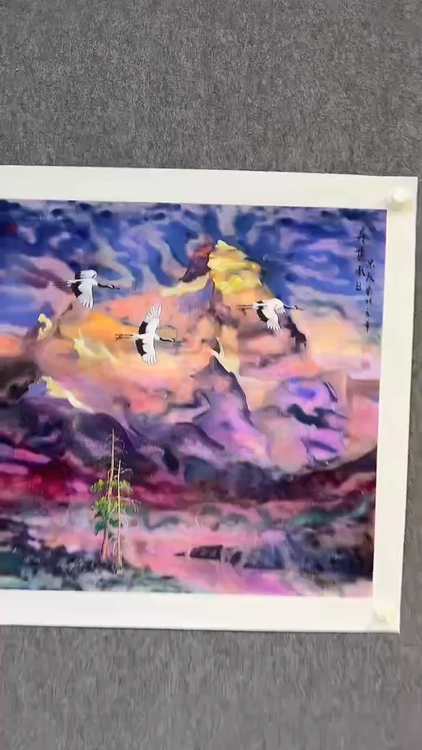 国画王忠权-4平尺-国画作品