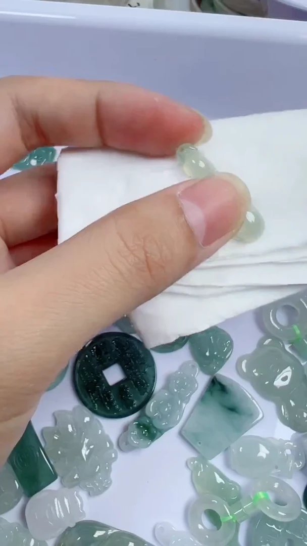 散珠翡翠156号链接，A货翡翠
