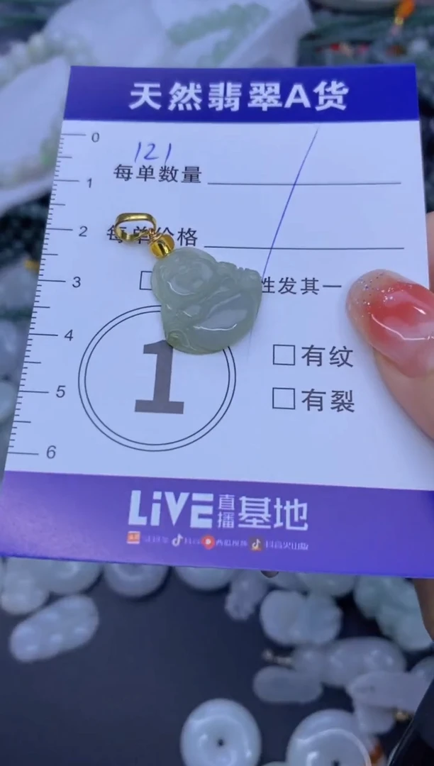 颈饰未镶嵌翡翠天然翡翠A货批量多样性发一件