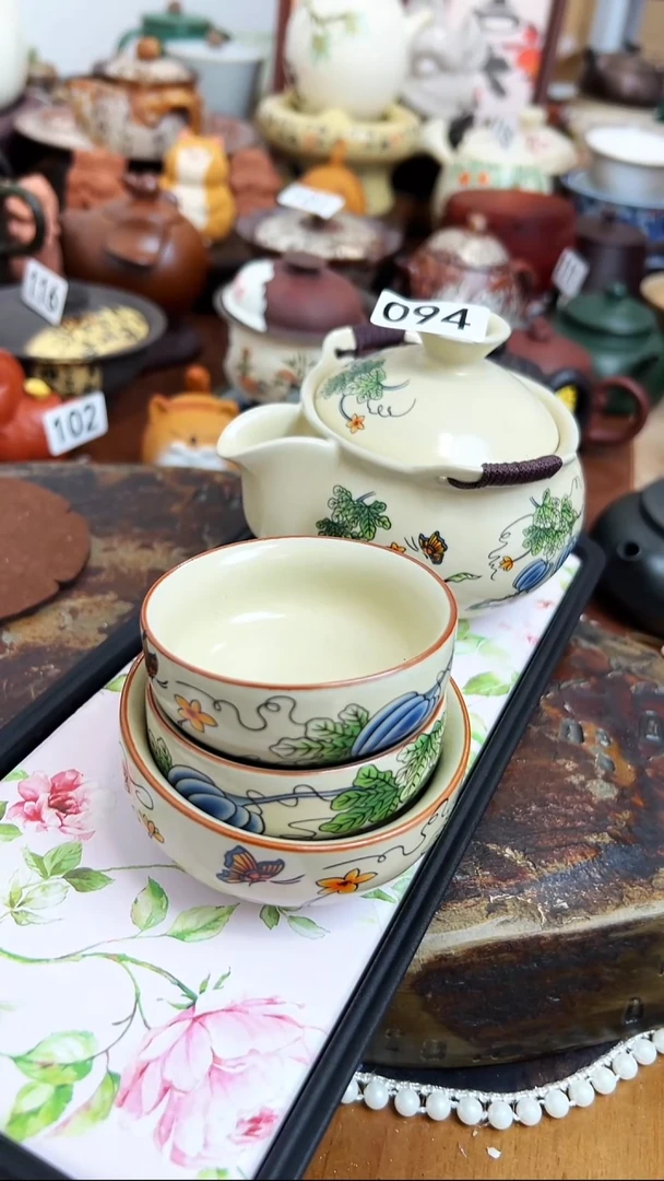 【茶瓷物语】套装宝瓶套装送茶盘