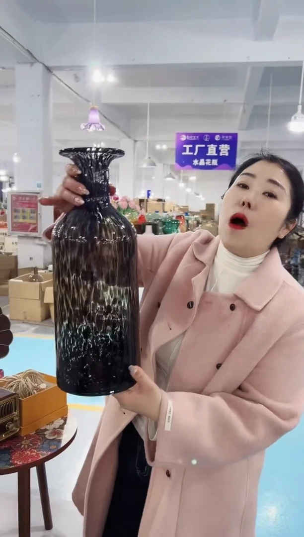 【闪购商品】玻璃花伴你花瓶-微瑕-ALBF