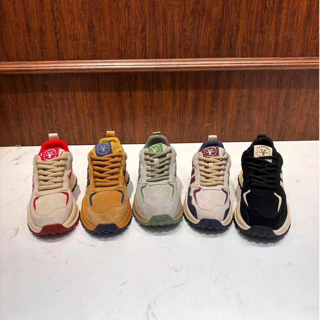 【皮鞋码】新款皮面厚底简约百搭轻便洋气个性时尚男款潮鞋