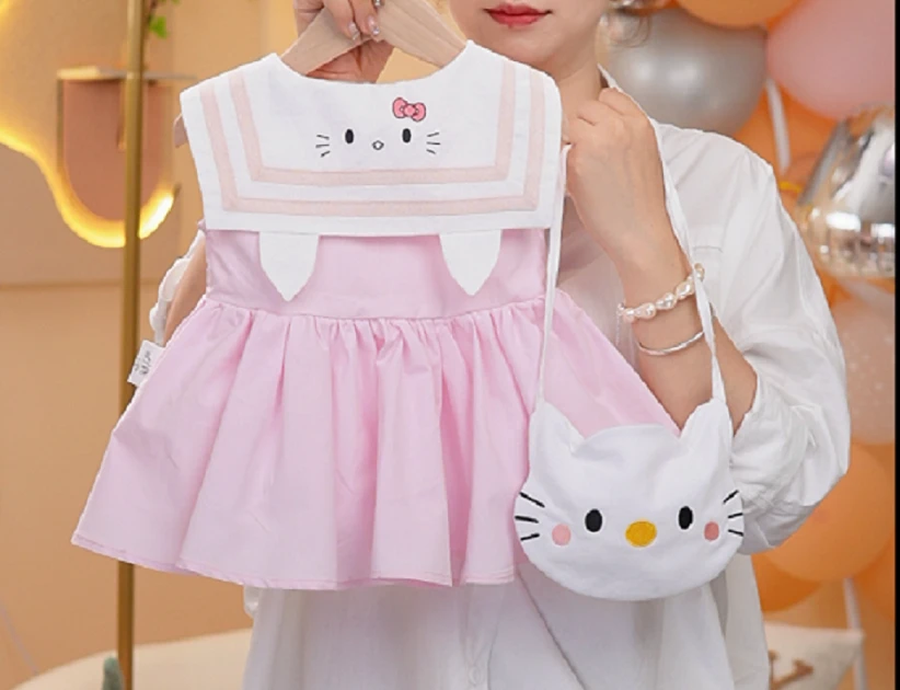 【AY】夏季韩版运动可爱风KITT公主风优雅裙子带包屁