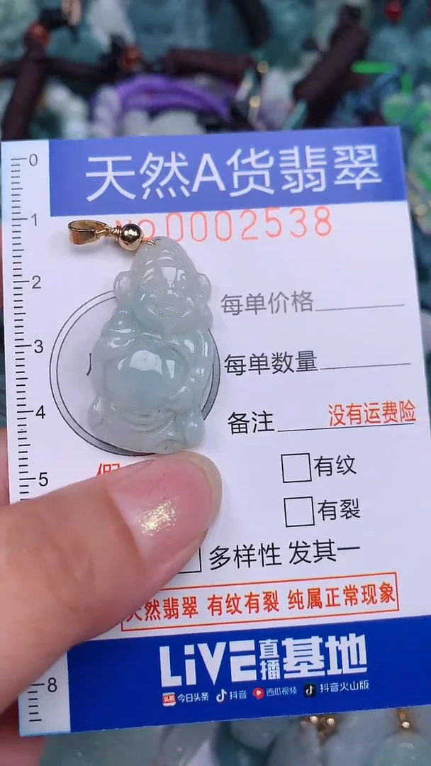 翡翠未镶嵌颈饰...0002538