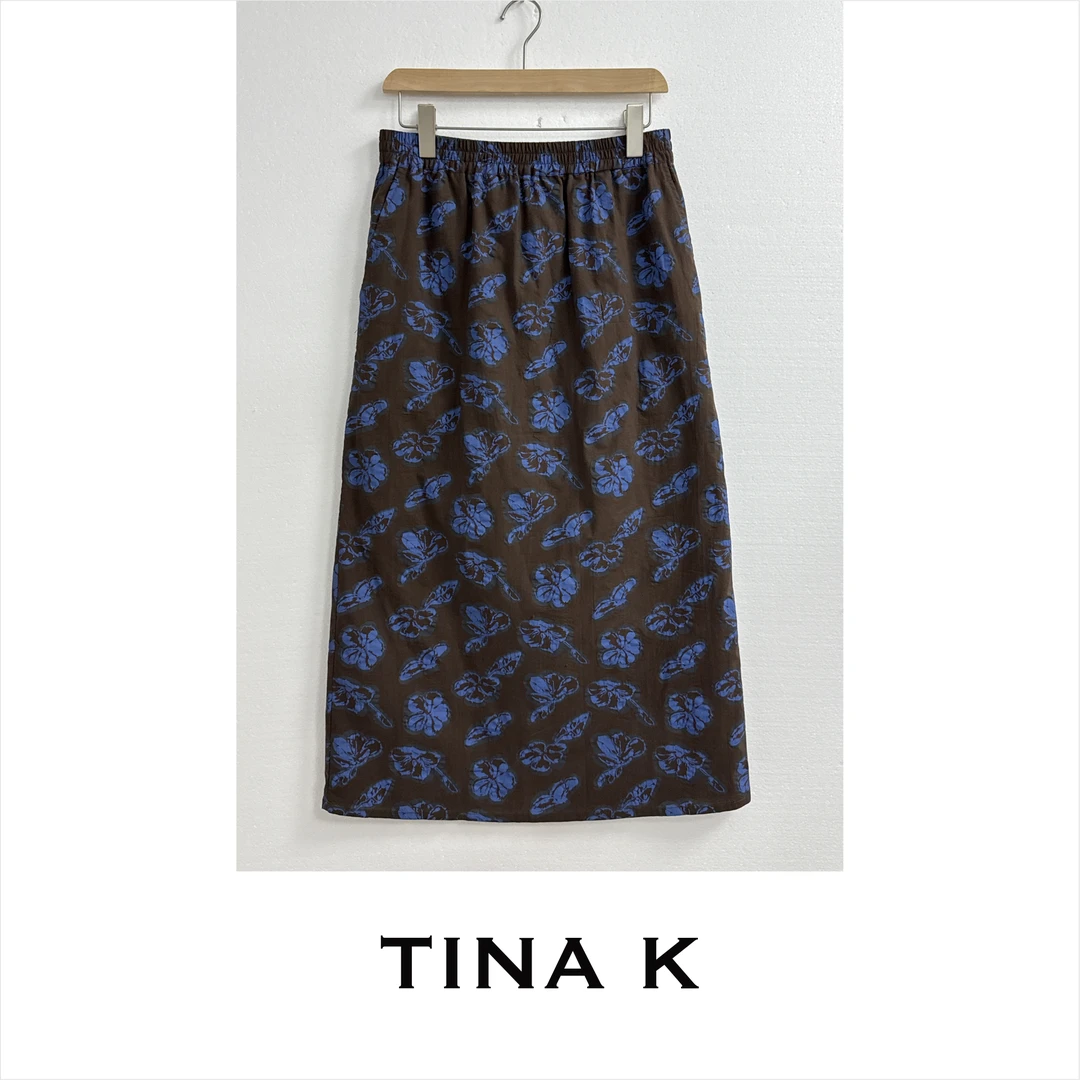 TinaK时尚休闲印花碎花潮流半身裙DQ125296