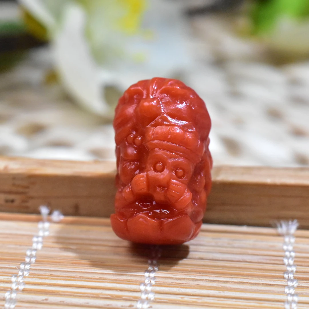 （一九珠宝）（清仓专用）卡17mm南红瓦西扎基拉姆   YJ7372-3