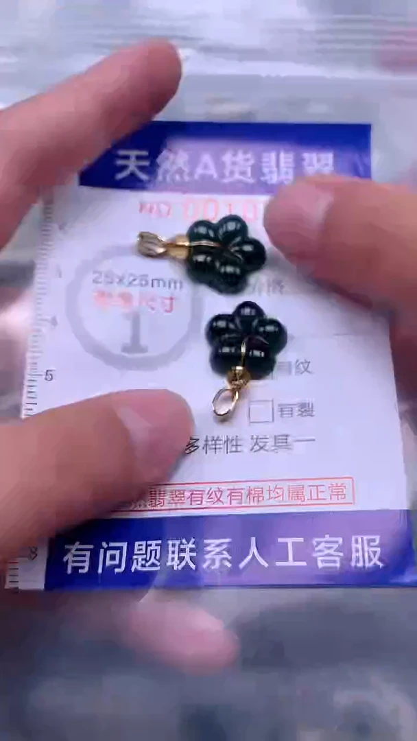 翡翠未镶嵌吊坠(不含链)1