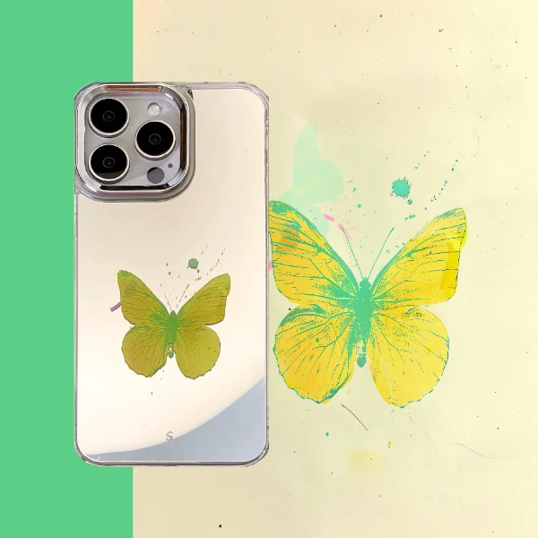 黄蝴蝶·适用于苹果手机壳高级感iphone16promax新款16pro16plus