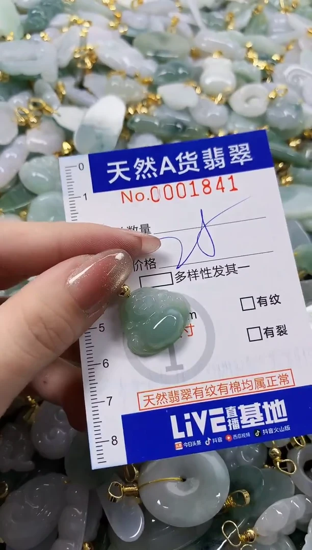 颈饰未镶嵌翡翠天然A货翡翠