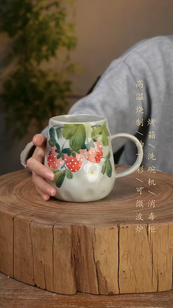 碗瓷景德镇手工手绘高温瓷釉下彩