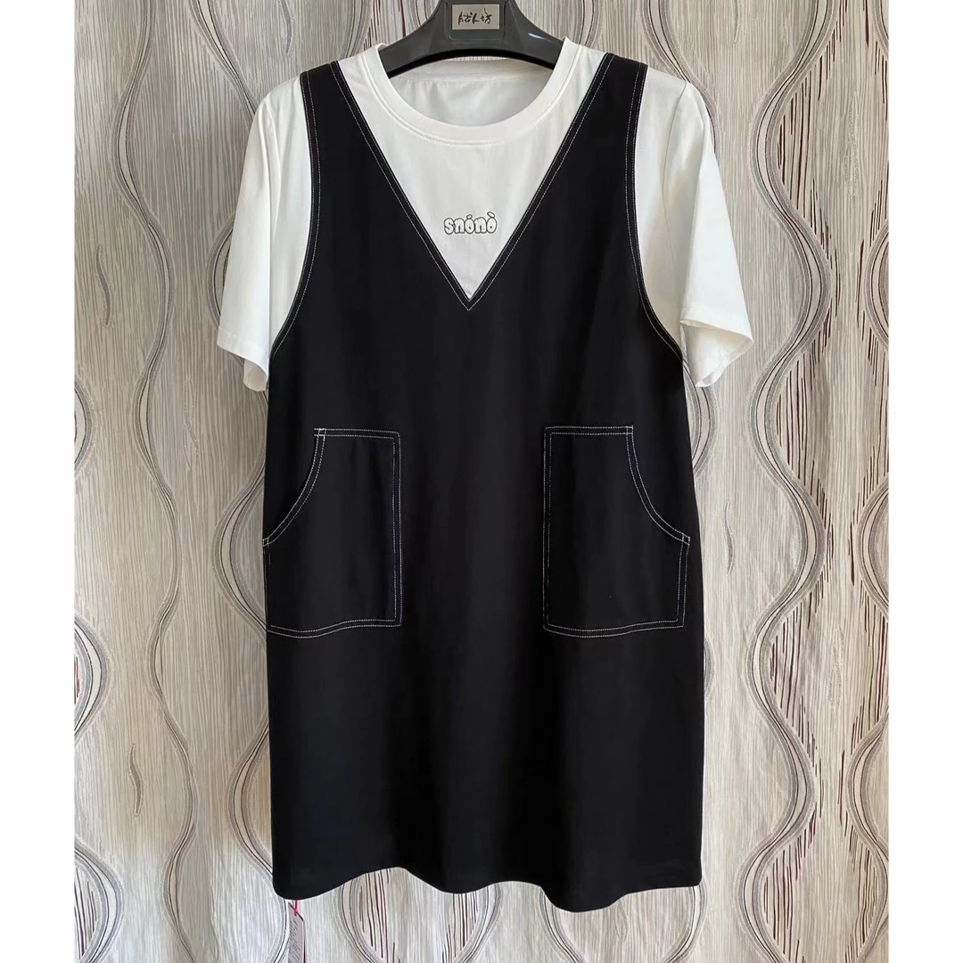 胖人坊大码女装连衣裙4380 衣长94 120