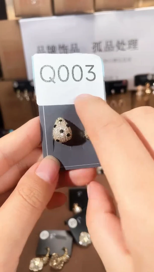 合金925银锆石Q003