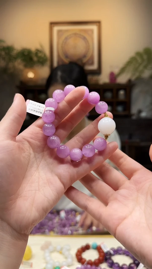 未镶嵌锂辉石手链13.8m手链