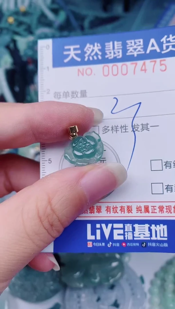 颈饰未镶嵌翡翠00007475
