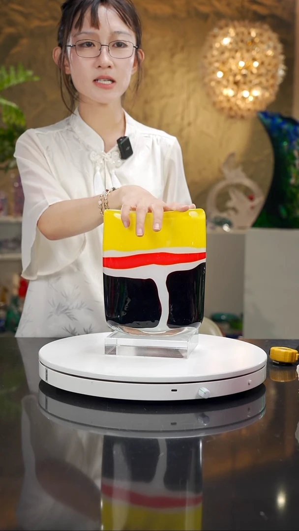 手工艺品琉璃设计款花器