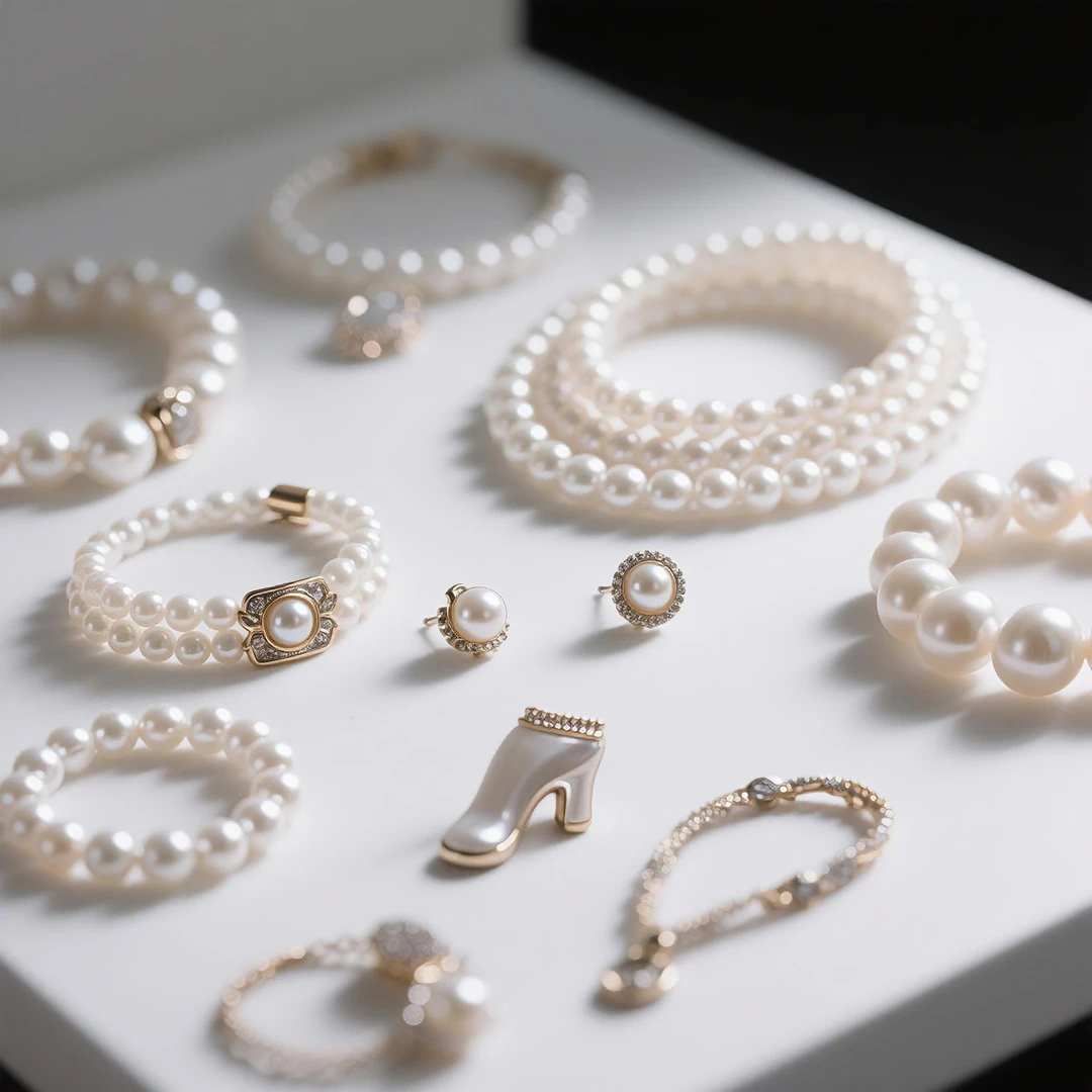 铜合金合成锆石项链 【真珠珠】项链手链戒指耳环多样性