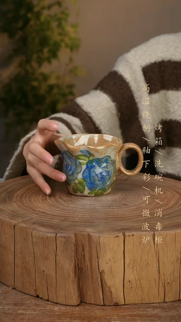 碗瓷景德镇手工手绘高温瓷釉下彩