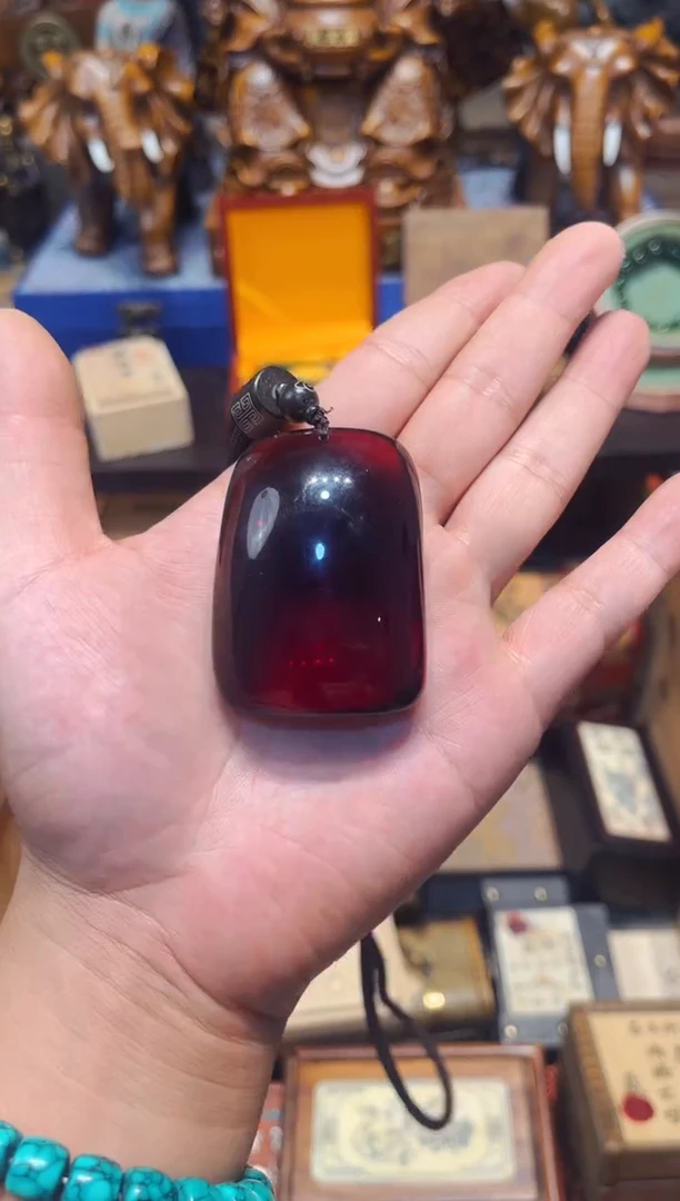 未镶嵌血珀裸石C老七专属高端精品96