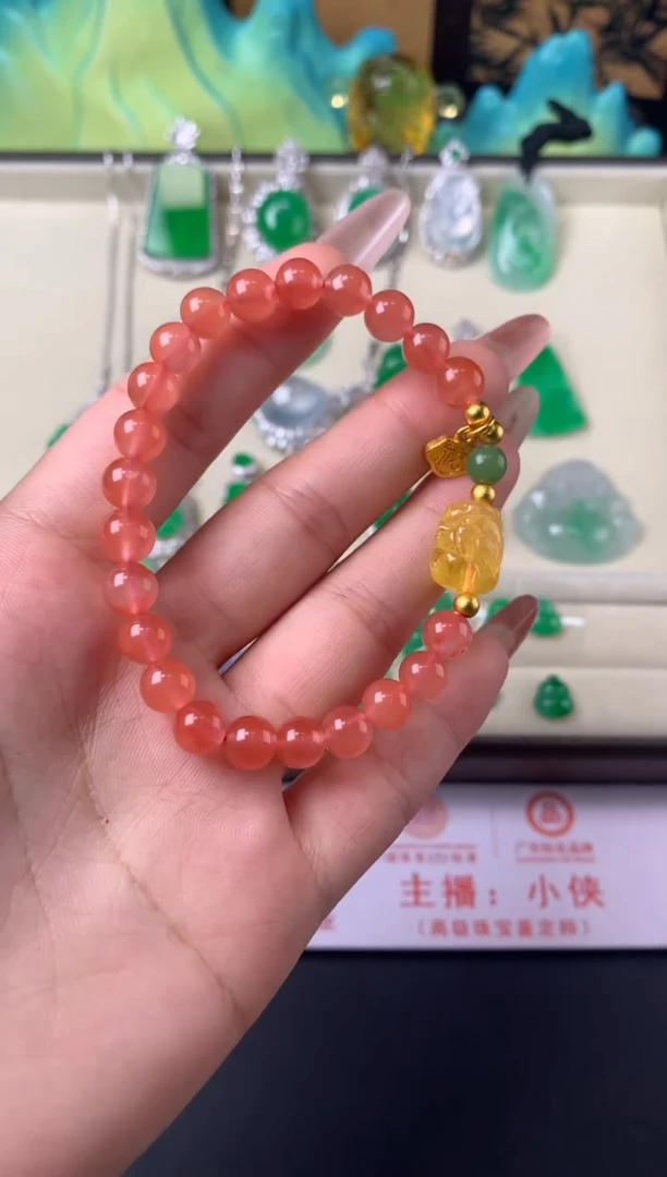 未镶嵌手串南红玛瑙手串