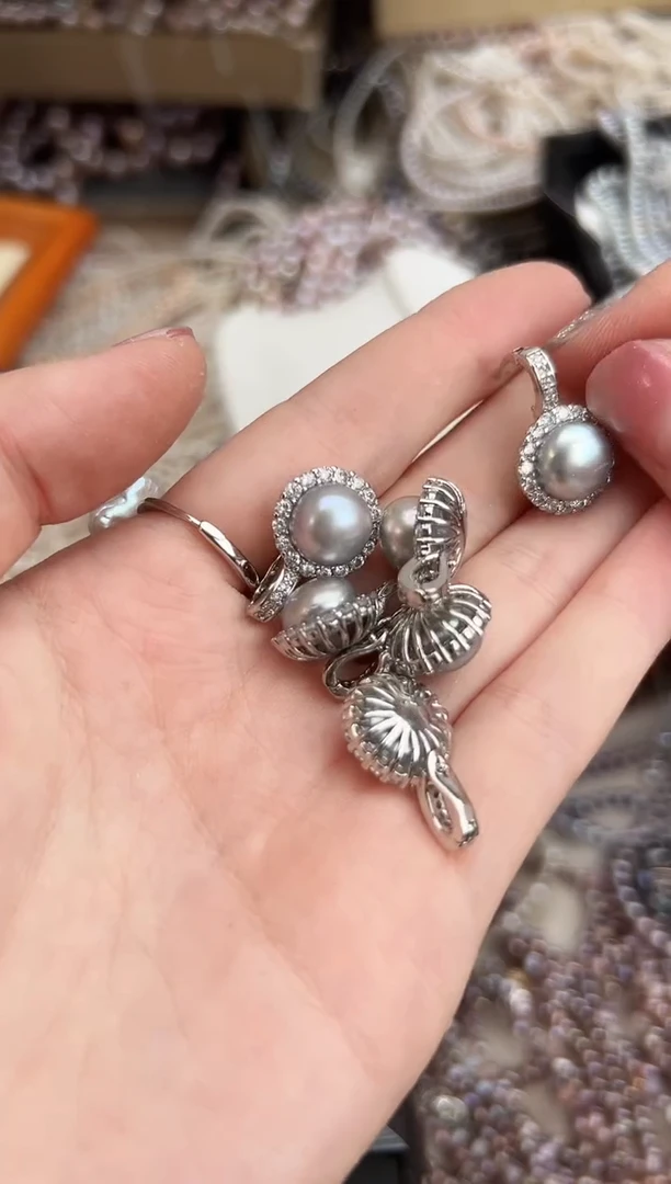 未镶嵌福利淡水珍珠无核*强光珍珠吊坠（万能扣）不包含项链