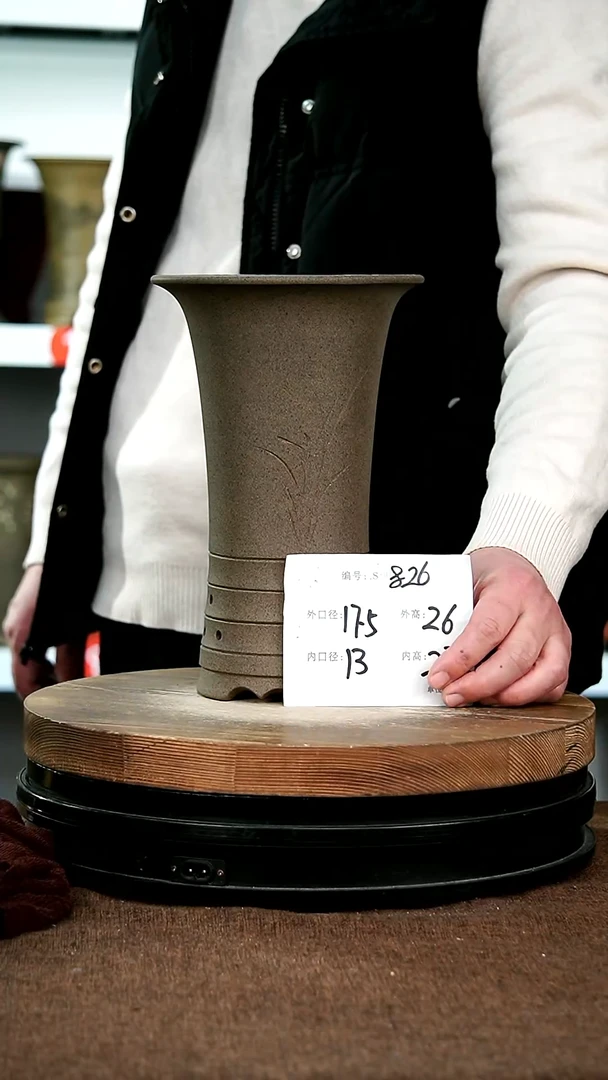 【闪购商品】紫砂花盆826宜兴紫砂花盆