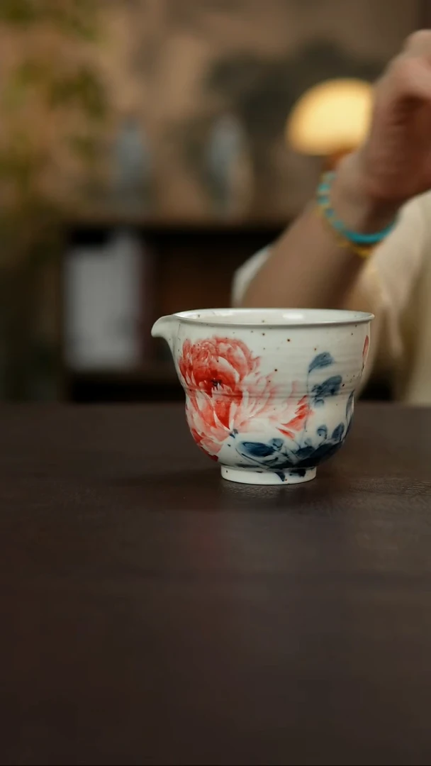 杯景德镇陶瓷杯碗柴烧多人