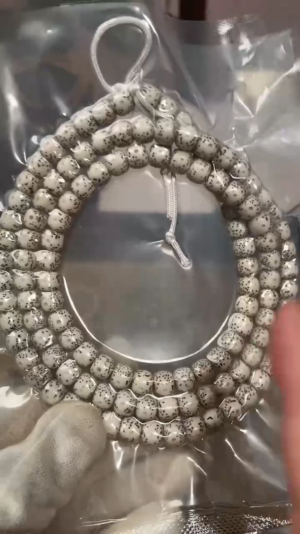 手串星月菩提原脂白顺白108星月菩提长串