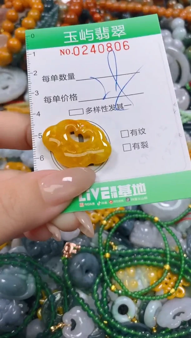 颈饰未镶嵌翡翠闪购0240806