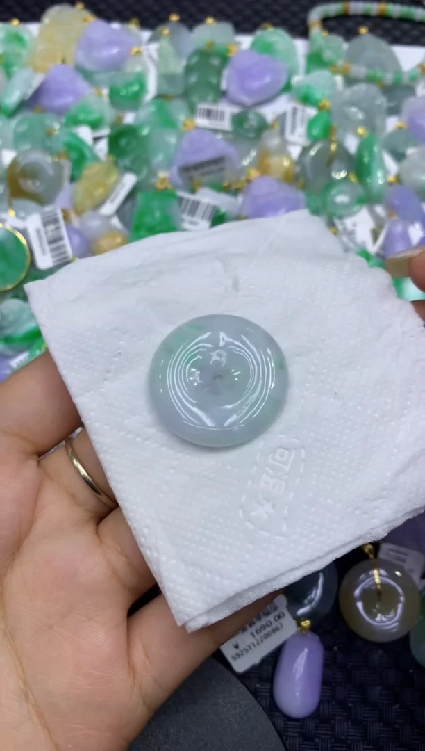 颈饰未镶嵌翡翠天然缅甸A货翡翠