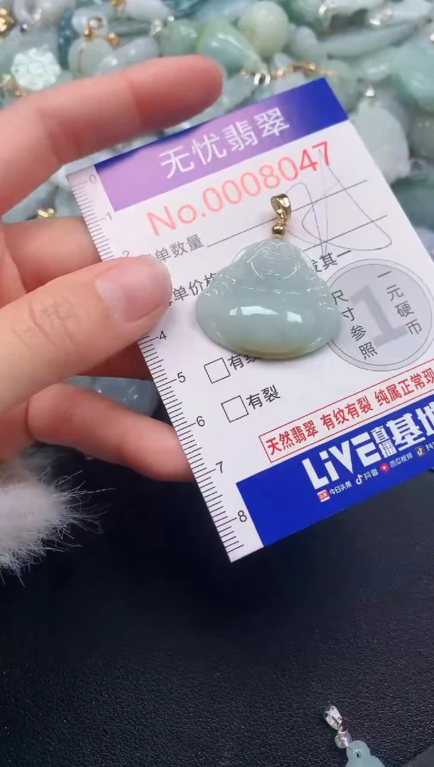 颈饰未镶嵌翡翠8047