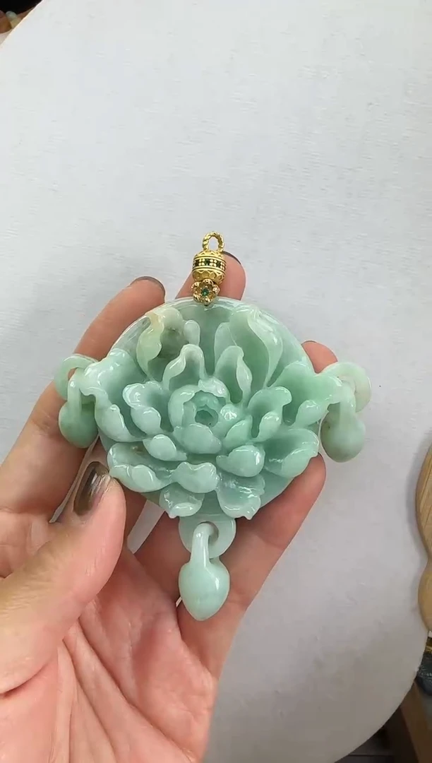 颈饰未镶嵌翡翠国风翡翠