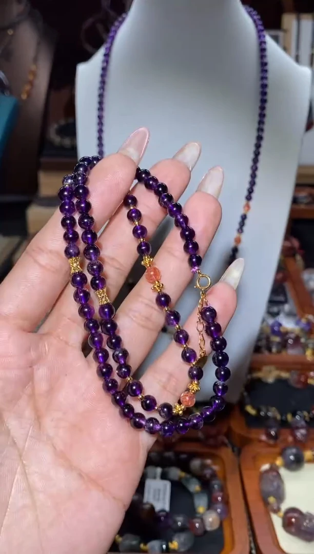 【闪购商品】水晶DIY项链未镶嵌超七金太阳