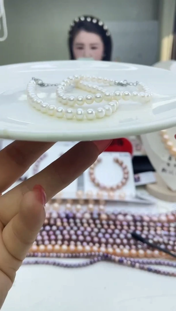 未镶嵌手链淡水珍珠白色系手链