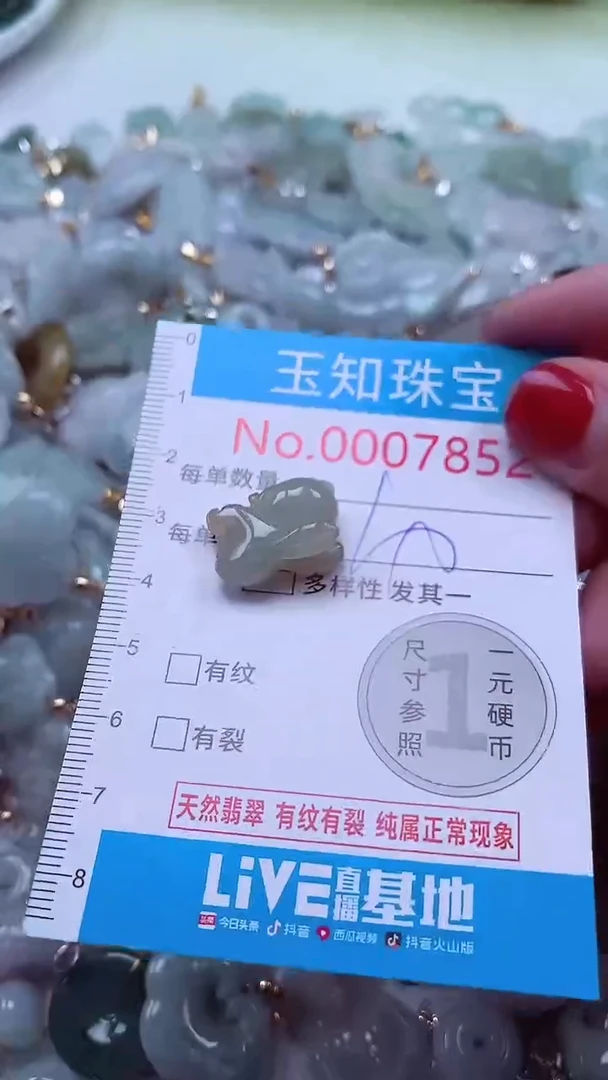 吊坠(不含链)未镶嵌翡翠7852