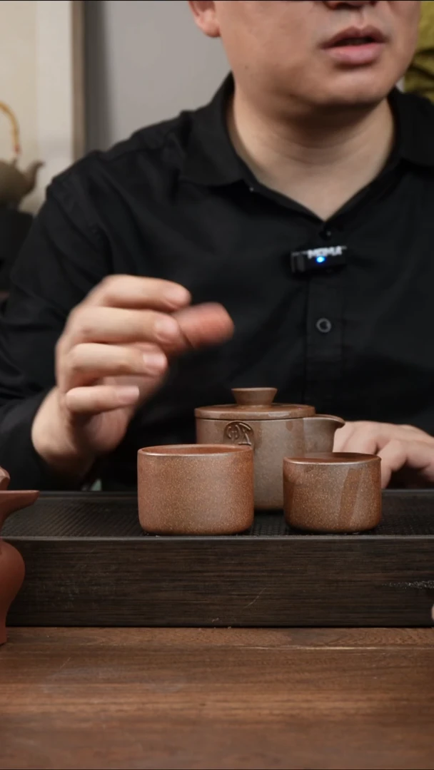 茶杯紫砂还原烧旅行套组 ！    微瑕