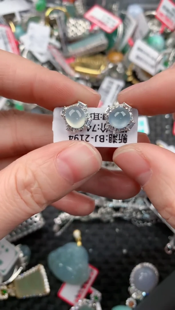 银S925镶嵌戒指翡翠11-11---7