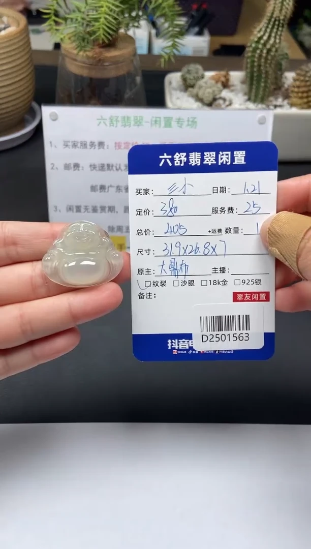 【闪购商品】翡翠颈饰未镶嵌D2501563