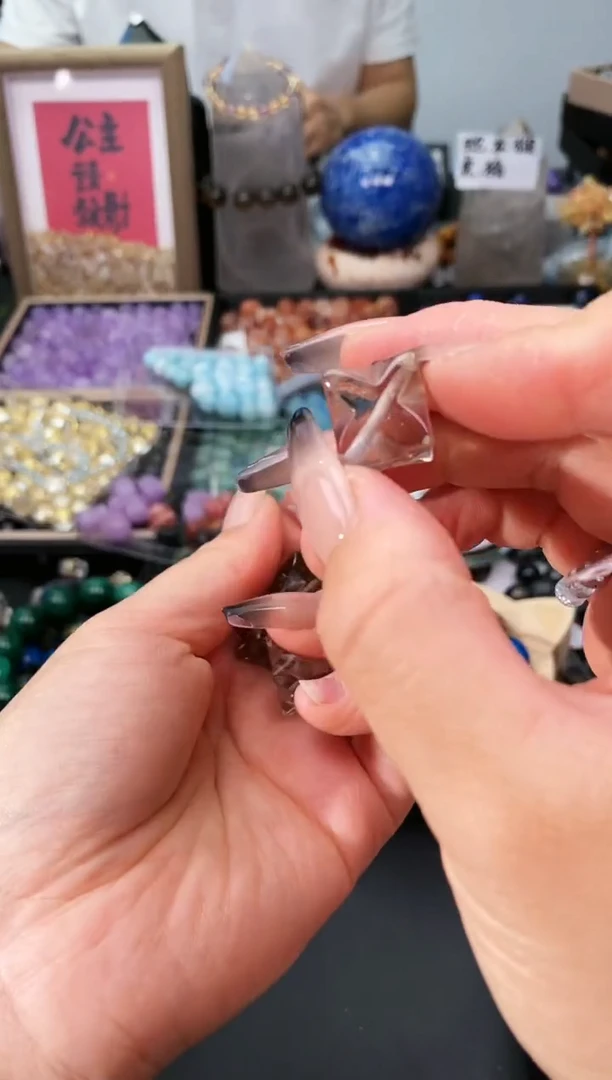 未镶嵌颈饰水晶20a多样性发其一/6.5/1个