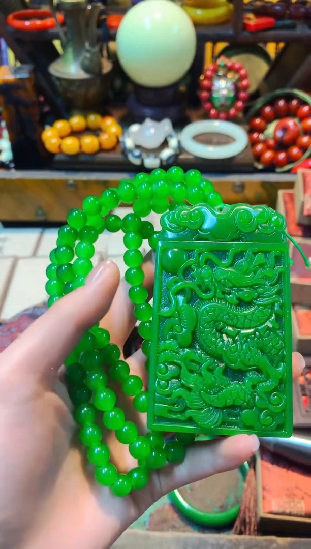 【闪购商品】和田玉（碧玉）挂件未镶嵌主播推荐主播推荐