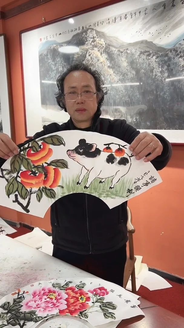 国画李火庆/国画/花鸟