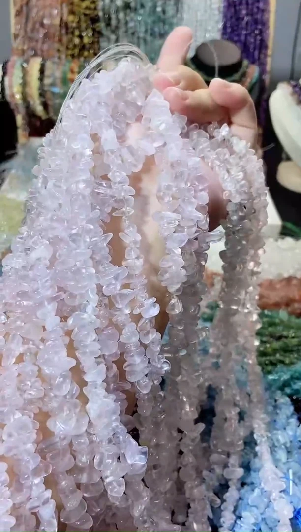 未镶嵌珠宝半成品水晶透紫马粉
